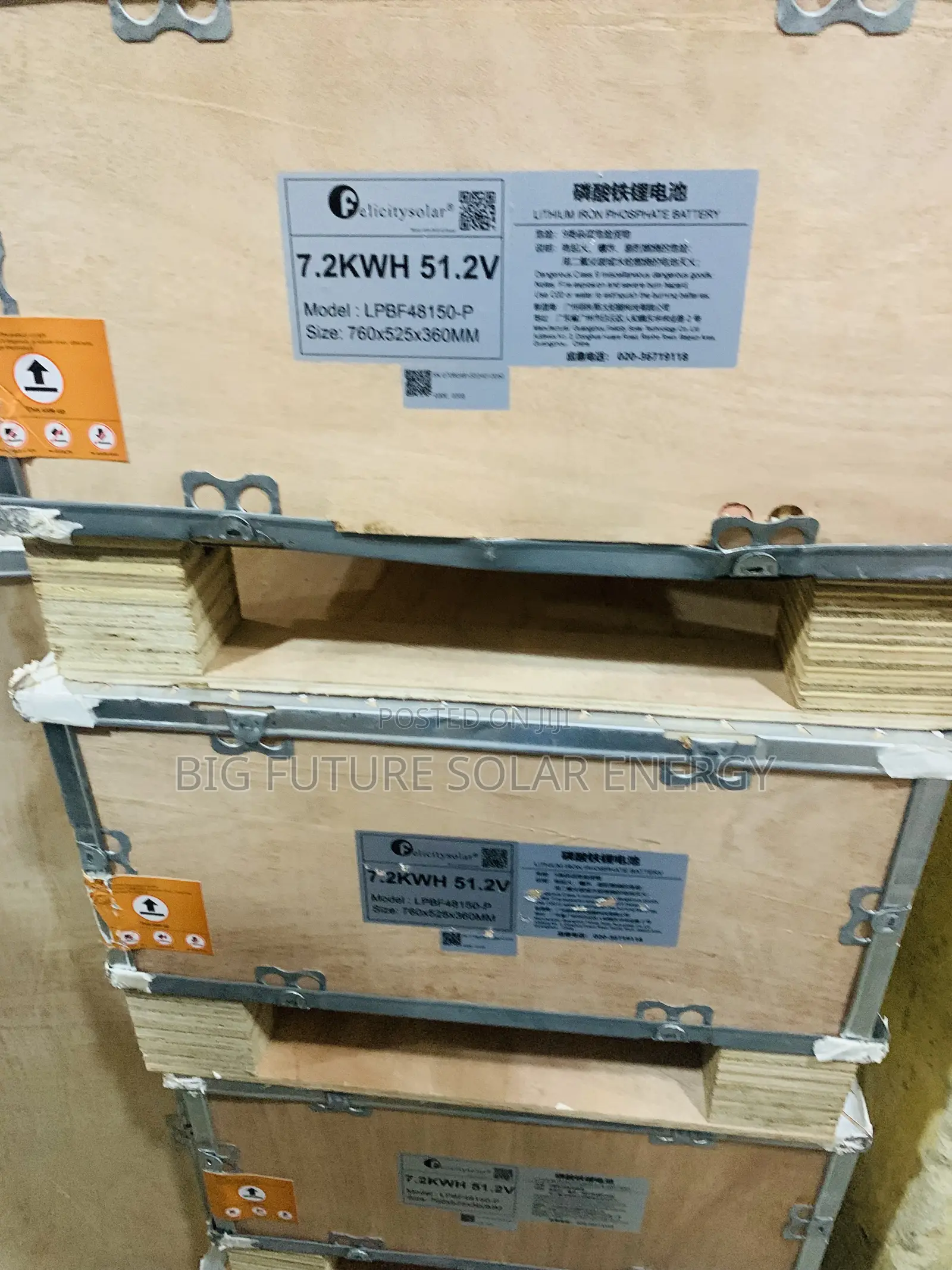 7.2kwh Felicity Lithium Battery 51.2v