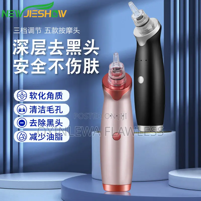 5 In 1 Multi Head Dermabrasion Black Whitehead Pore Tool