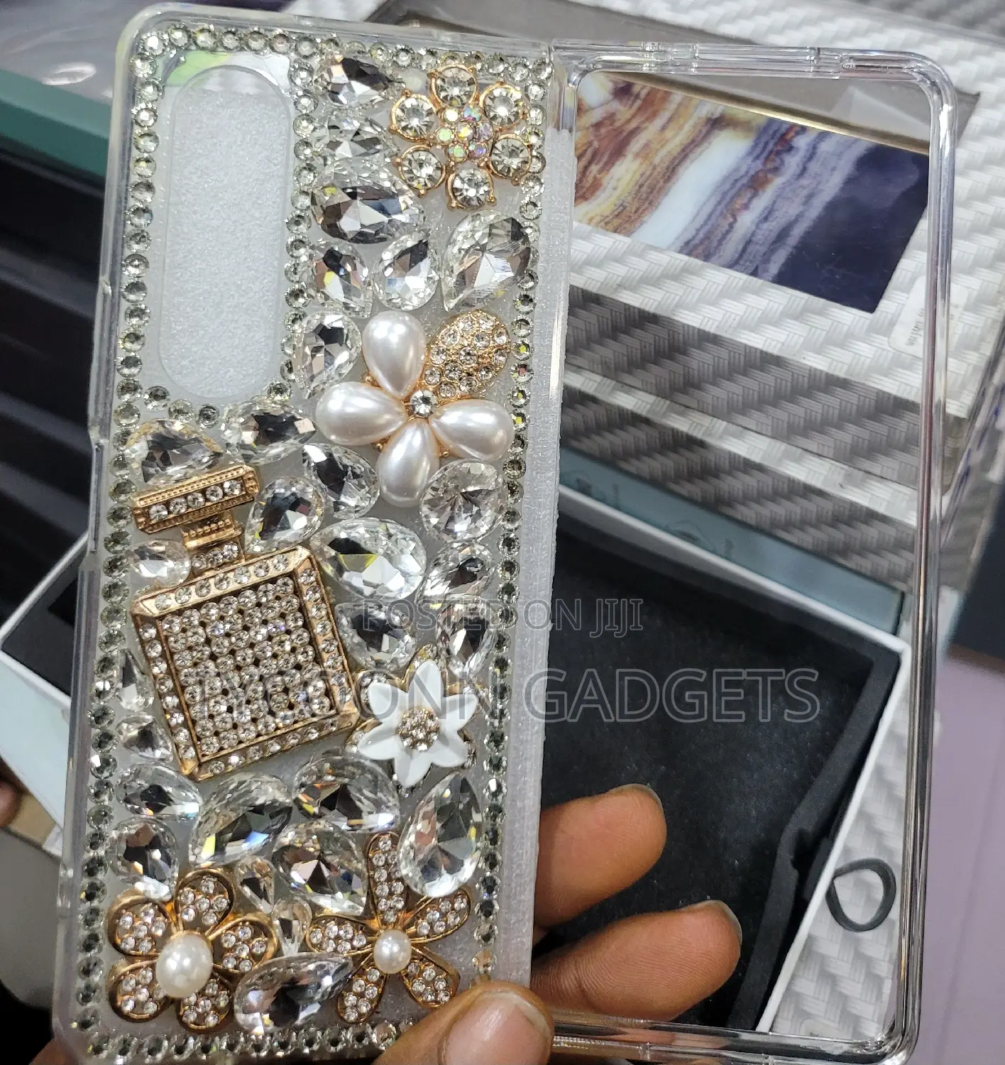 Luxury Crystal Diamond Bling Case for Samsung Z Fold 3 and 4