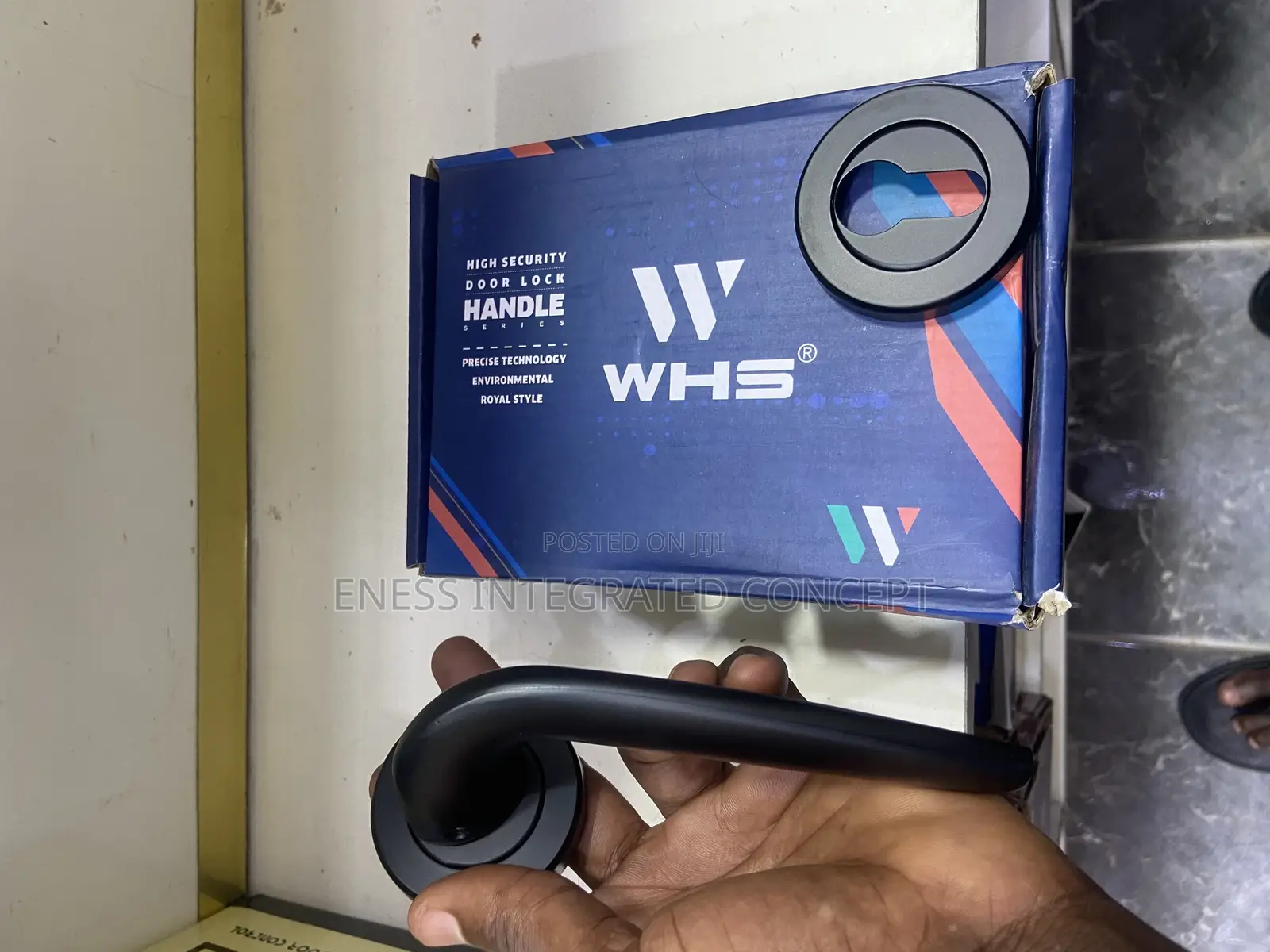 WHS Premium Black Door Handle - ZR - 098 Series