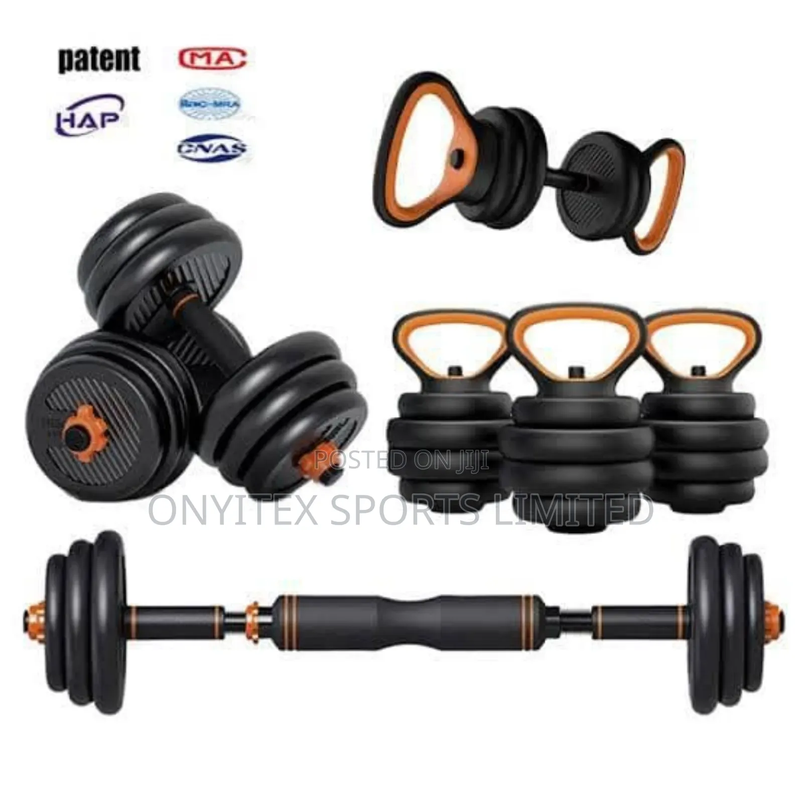 30kg Adjustable Dumbbell With Kettlebell
