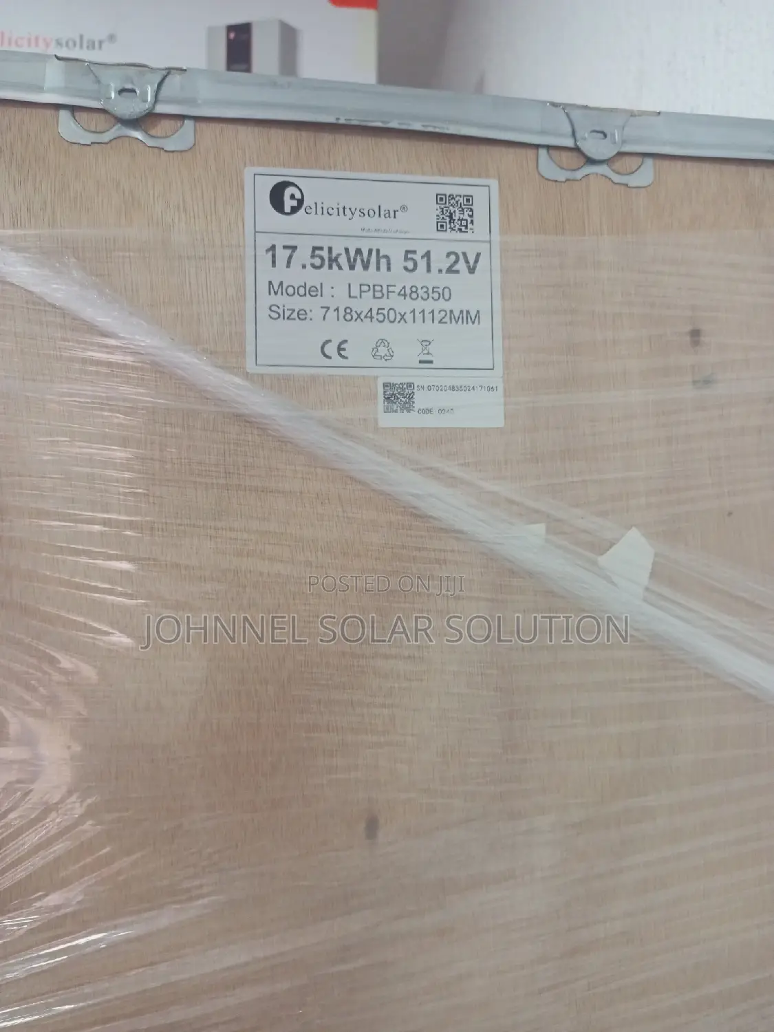 17.5kwh 51.2v Felicity Solar Lithium Ion Battery