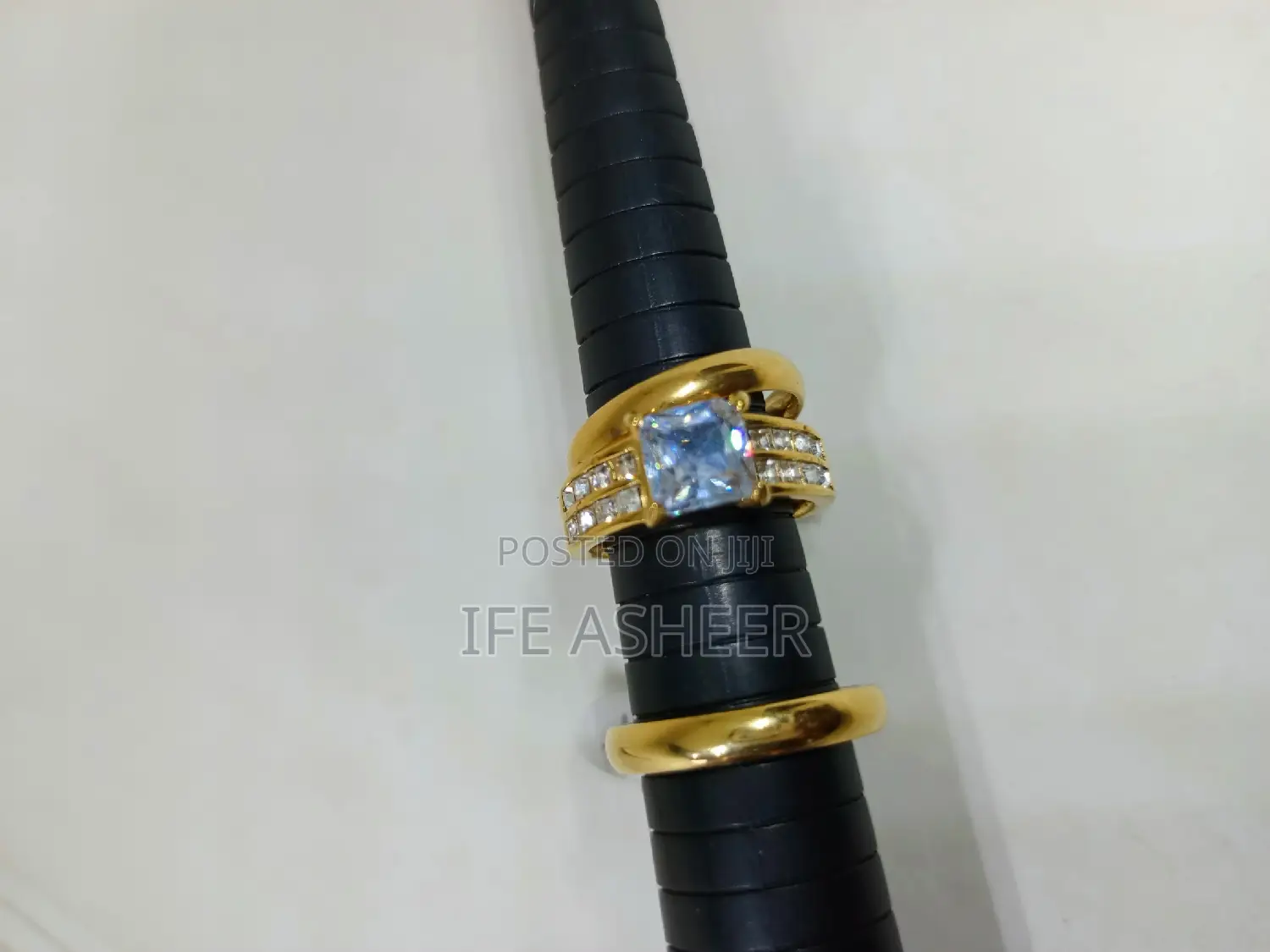 France Gold Couples Set of Wedding Ring 021