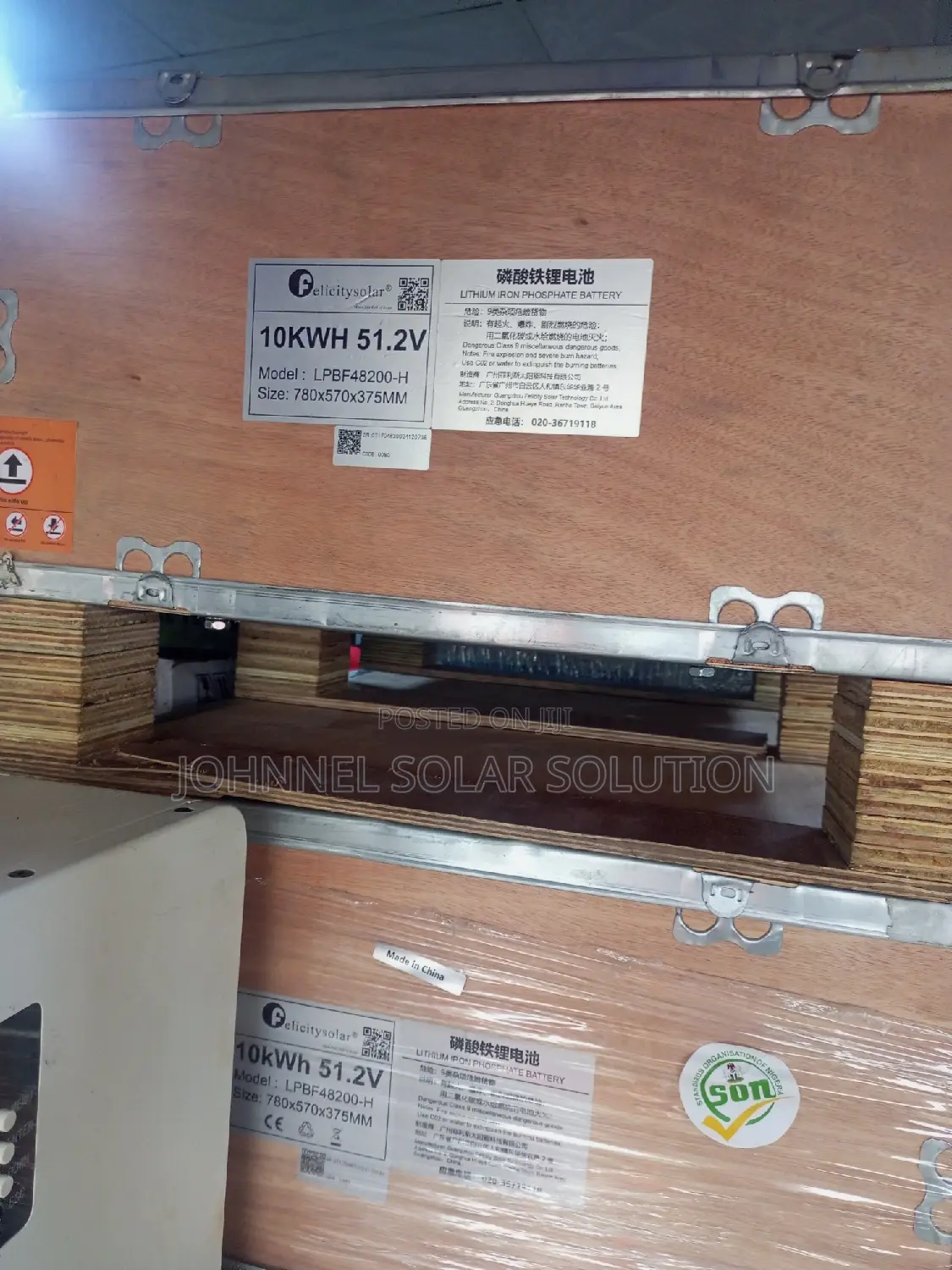 10kwh 51.2v Felicity Solar Lithium Ion Battery