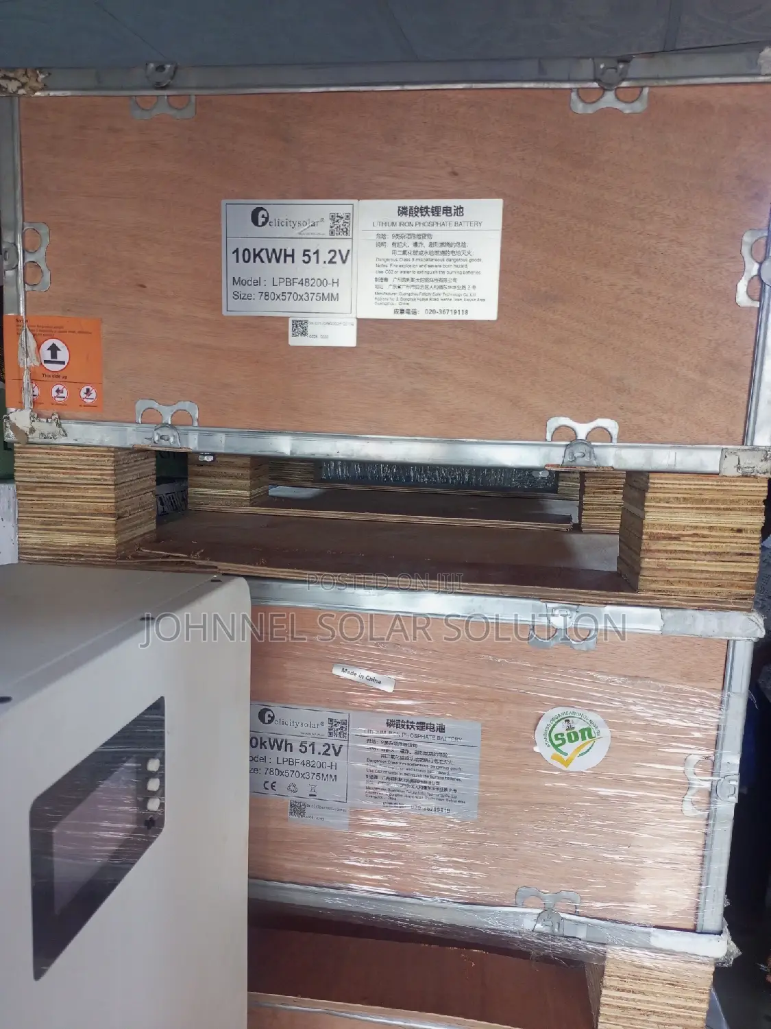 10kwh 51.2volts Felicity Solar Lithium Ion Battery