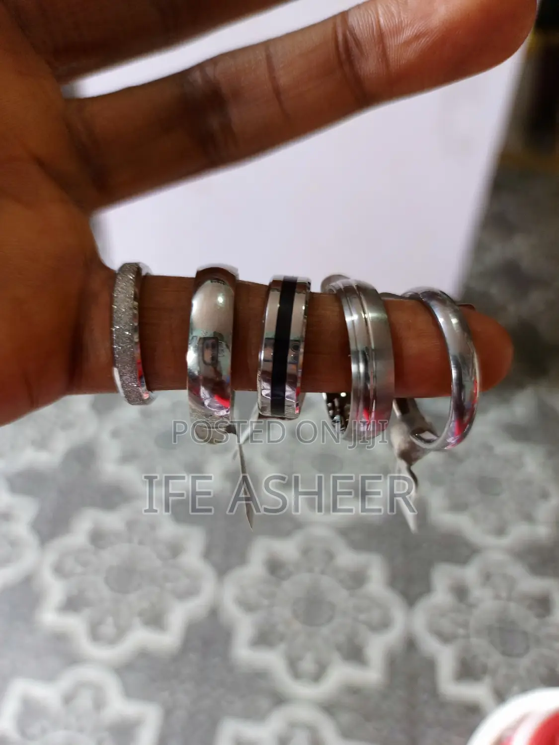 Male Wedding Band US Sterling Silver 01
