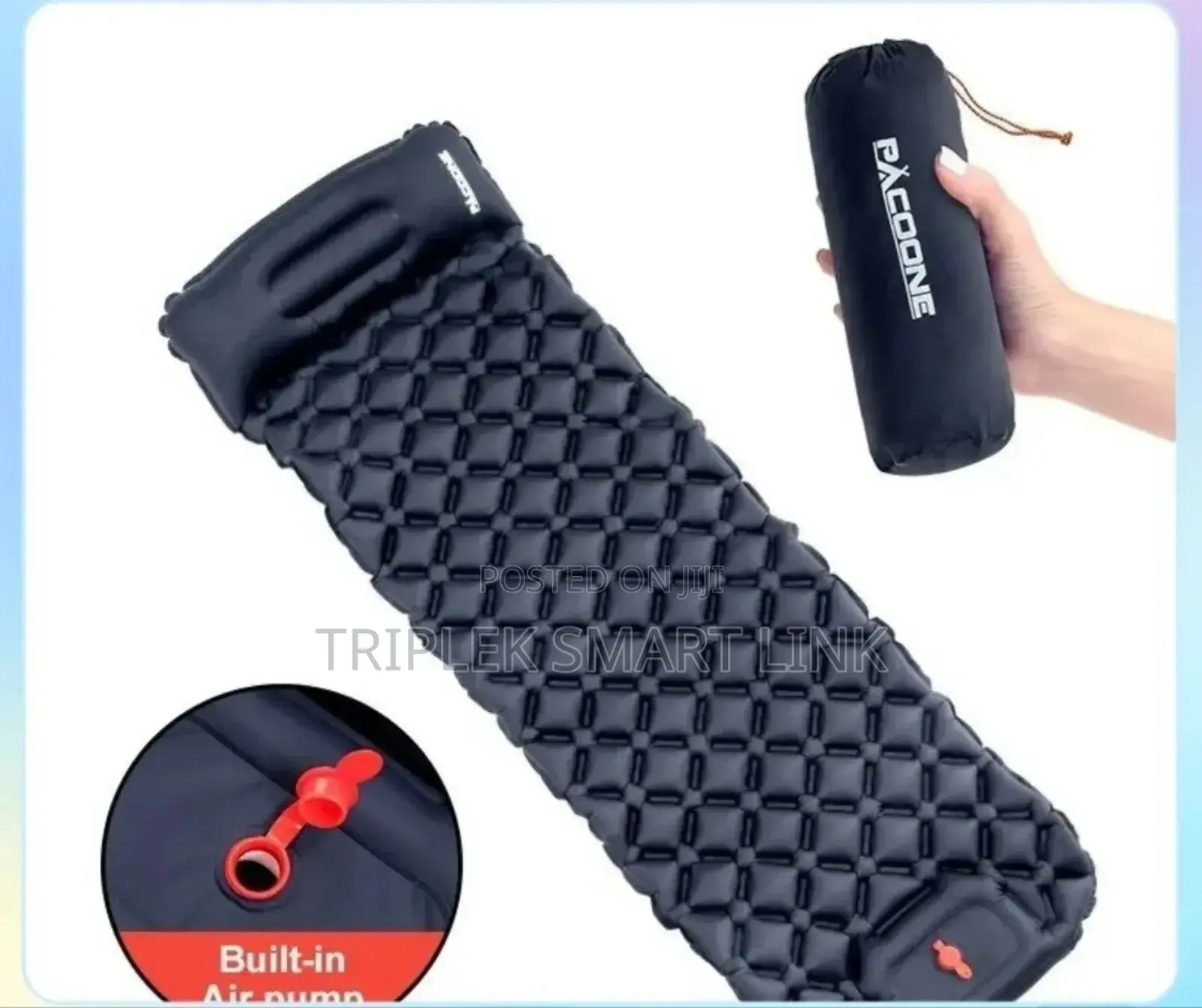 Air Bed Inflatable Airbed Mattress + Built in Inflator Pump