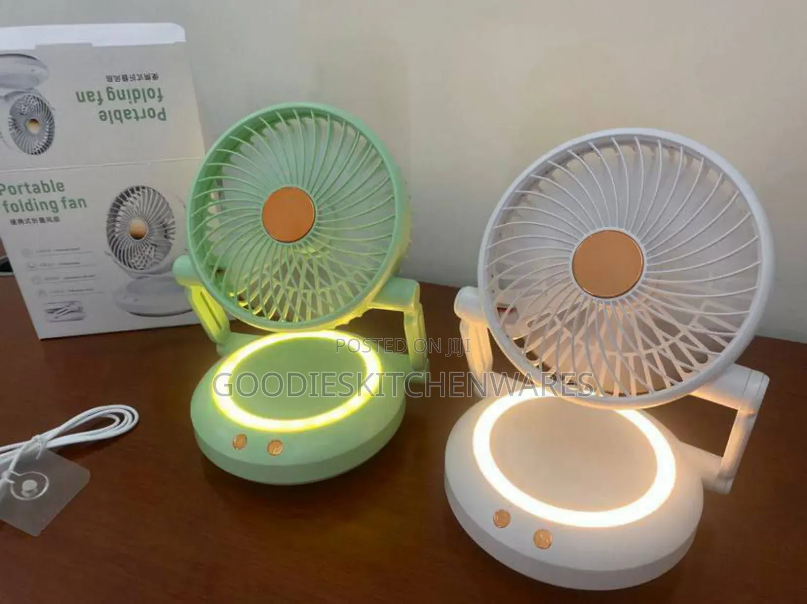 Rechargeable Rotating Fan