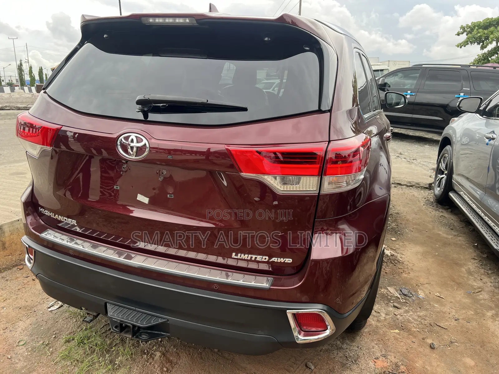 Toyota Highlander 2017 Burgundy