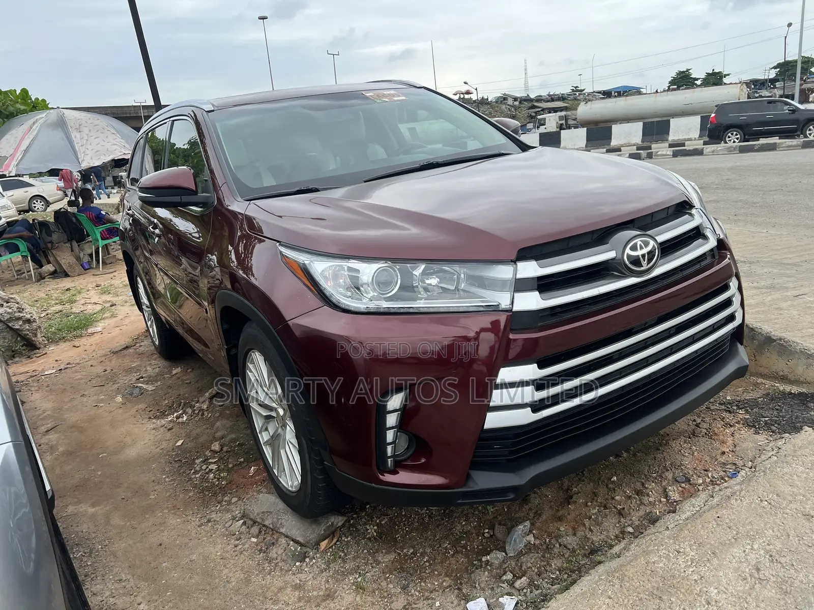 Toyota Highlander 2017 Burgundy