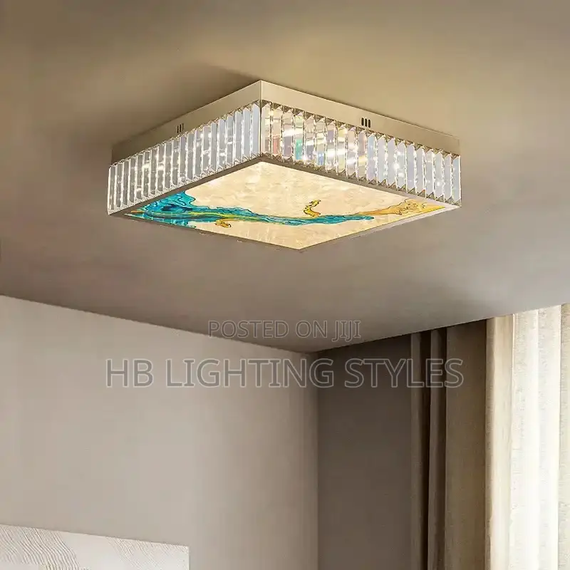 Enamels Color Chinese Ceiling Lamp