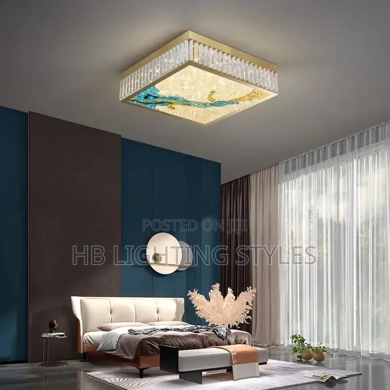 Enamels Color Chinese Ceiling Lamp