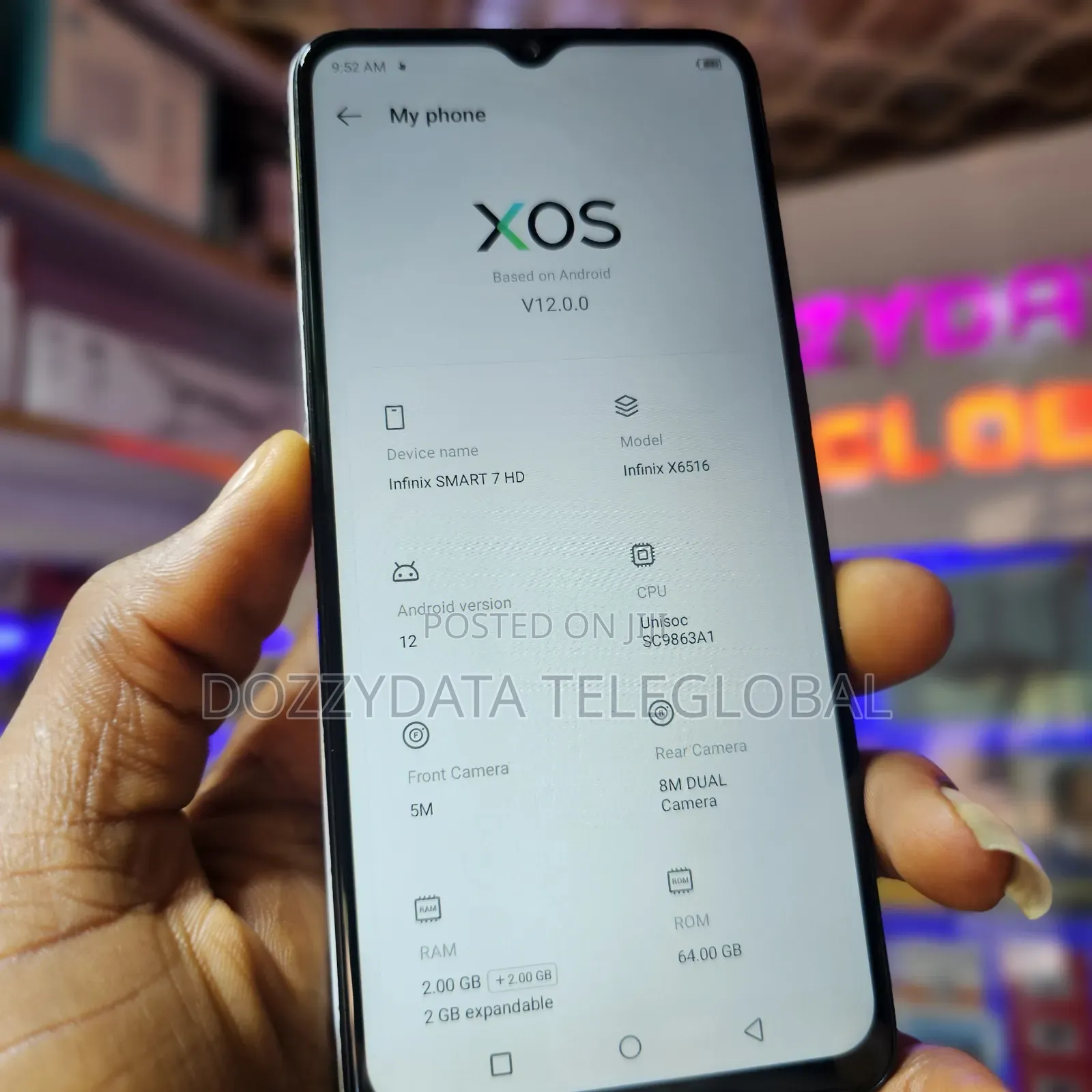 Infinix Smart 7 HD 64 GB White