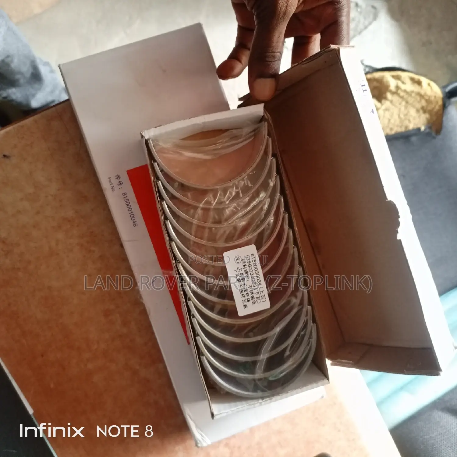 Metal and Main Bearing Howo Truck