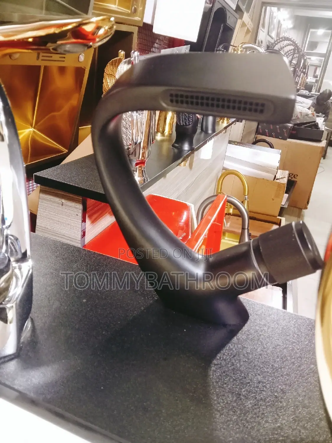 Black Basin Mixer Tap