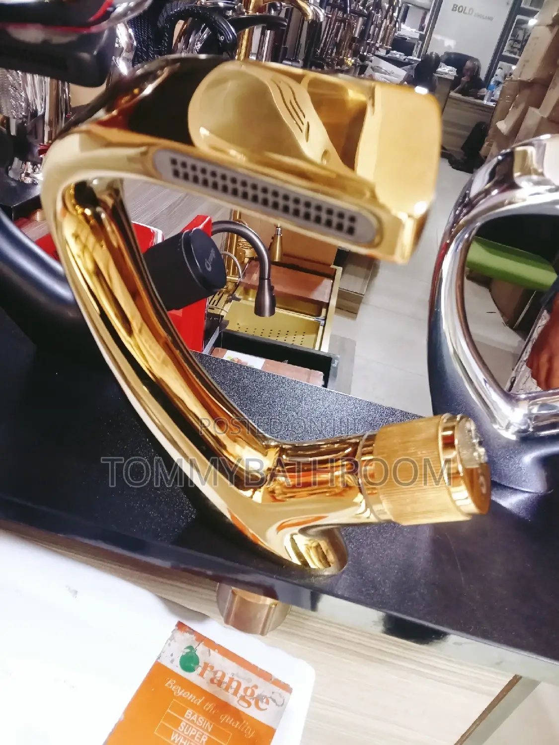 Black Basin Mixer Tap