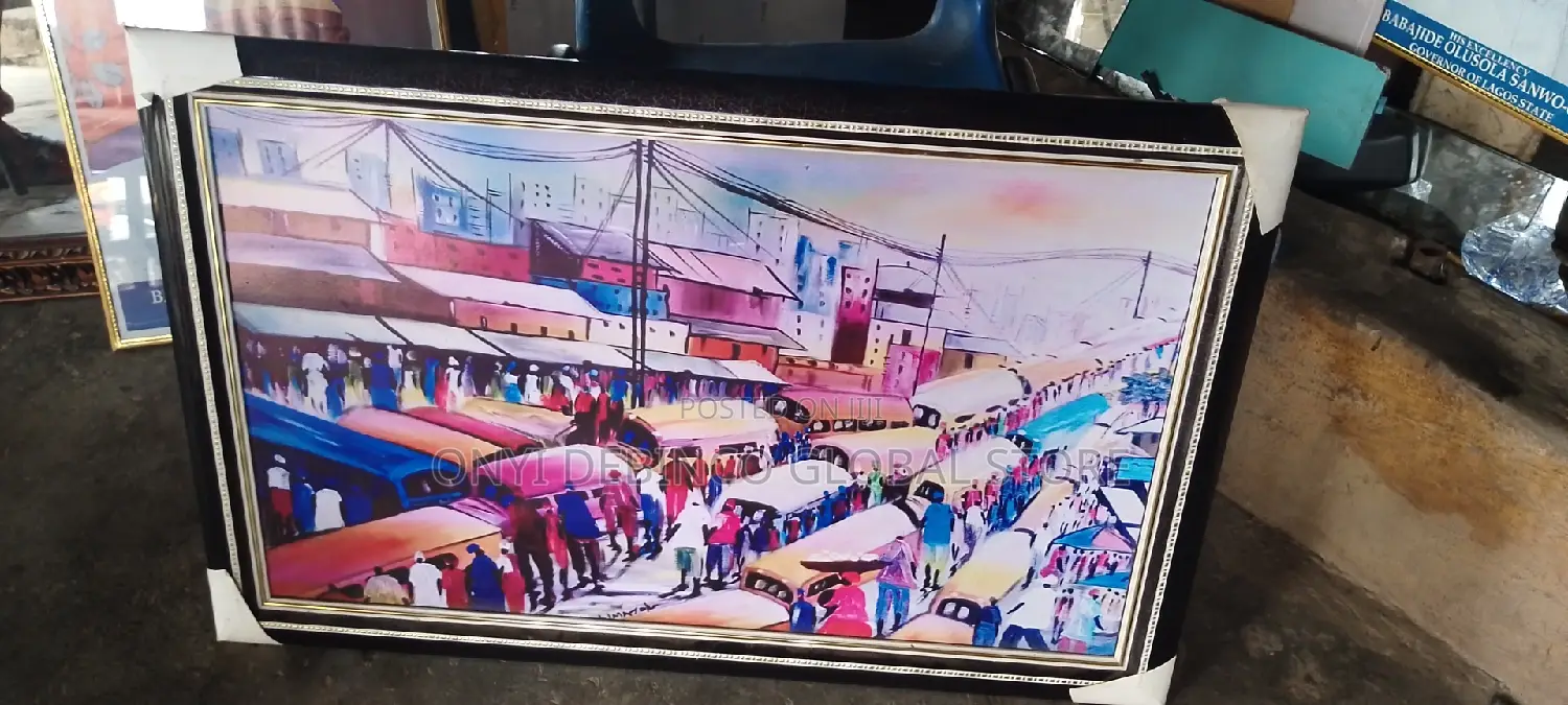 Wall Art With Frame(Lovelycolor Abstract Artwork)