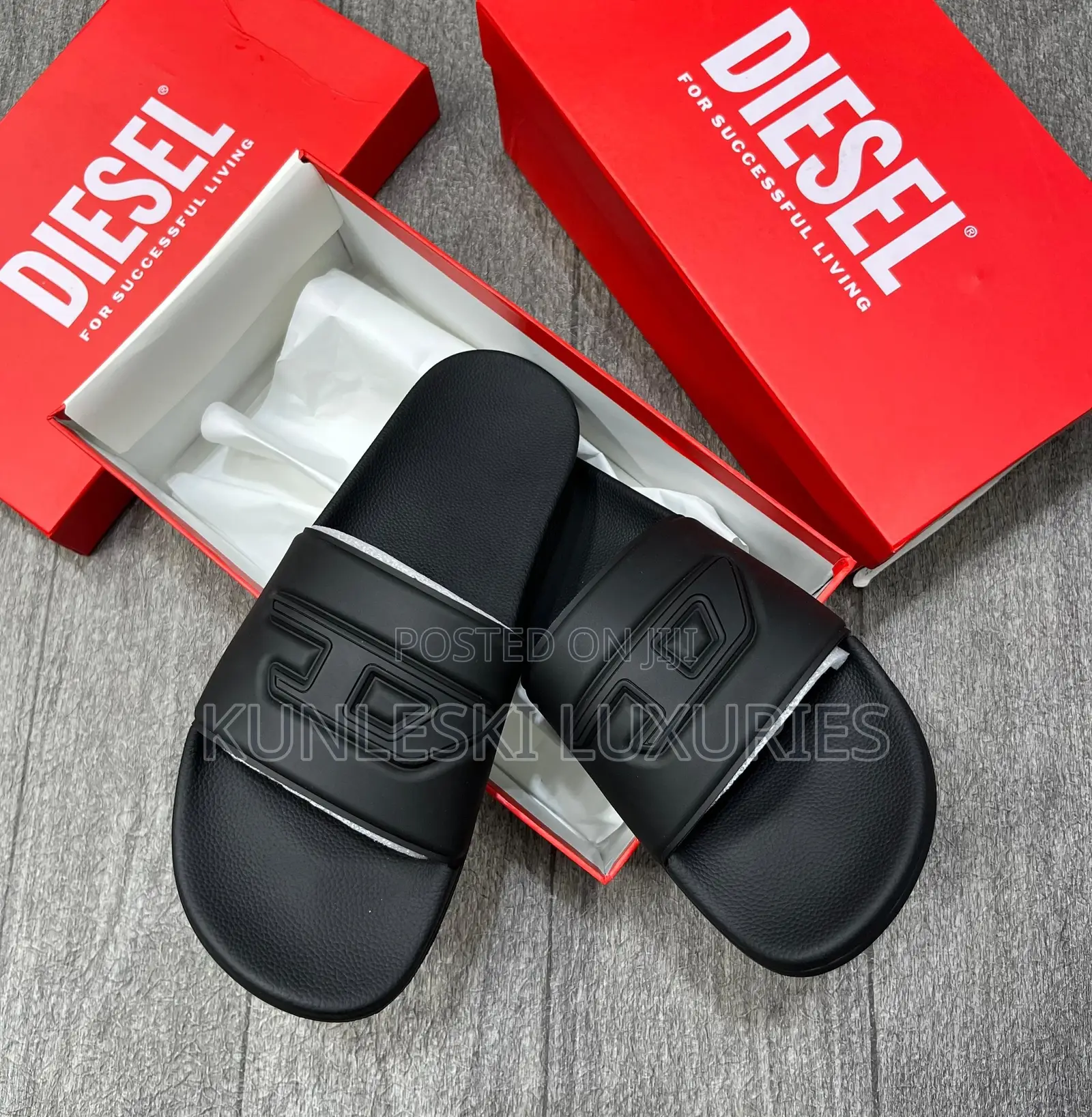Original Diesel High Quality Slides in Two Colors