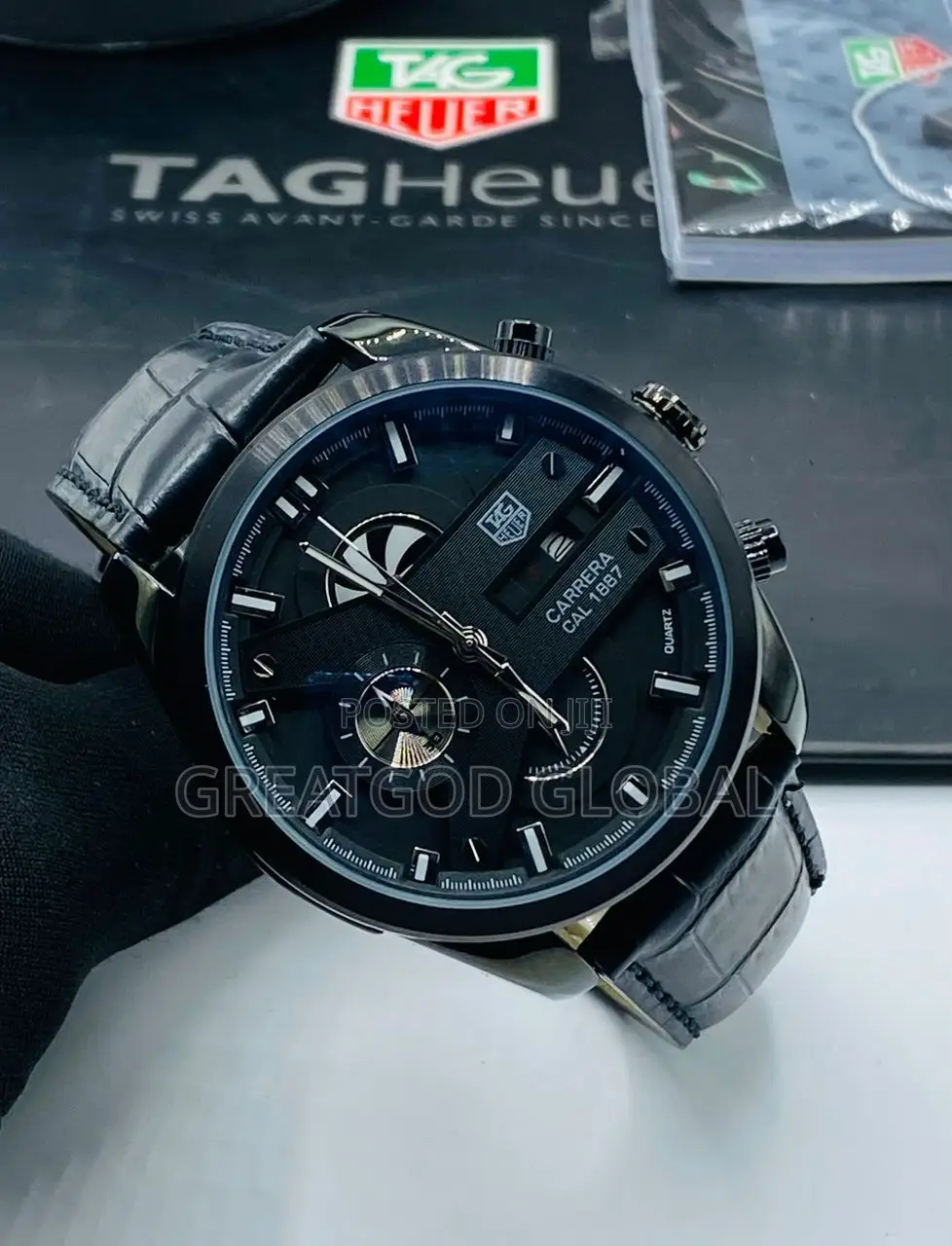 TAG CR7 Chronograph Wristwatch