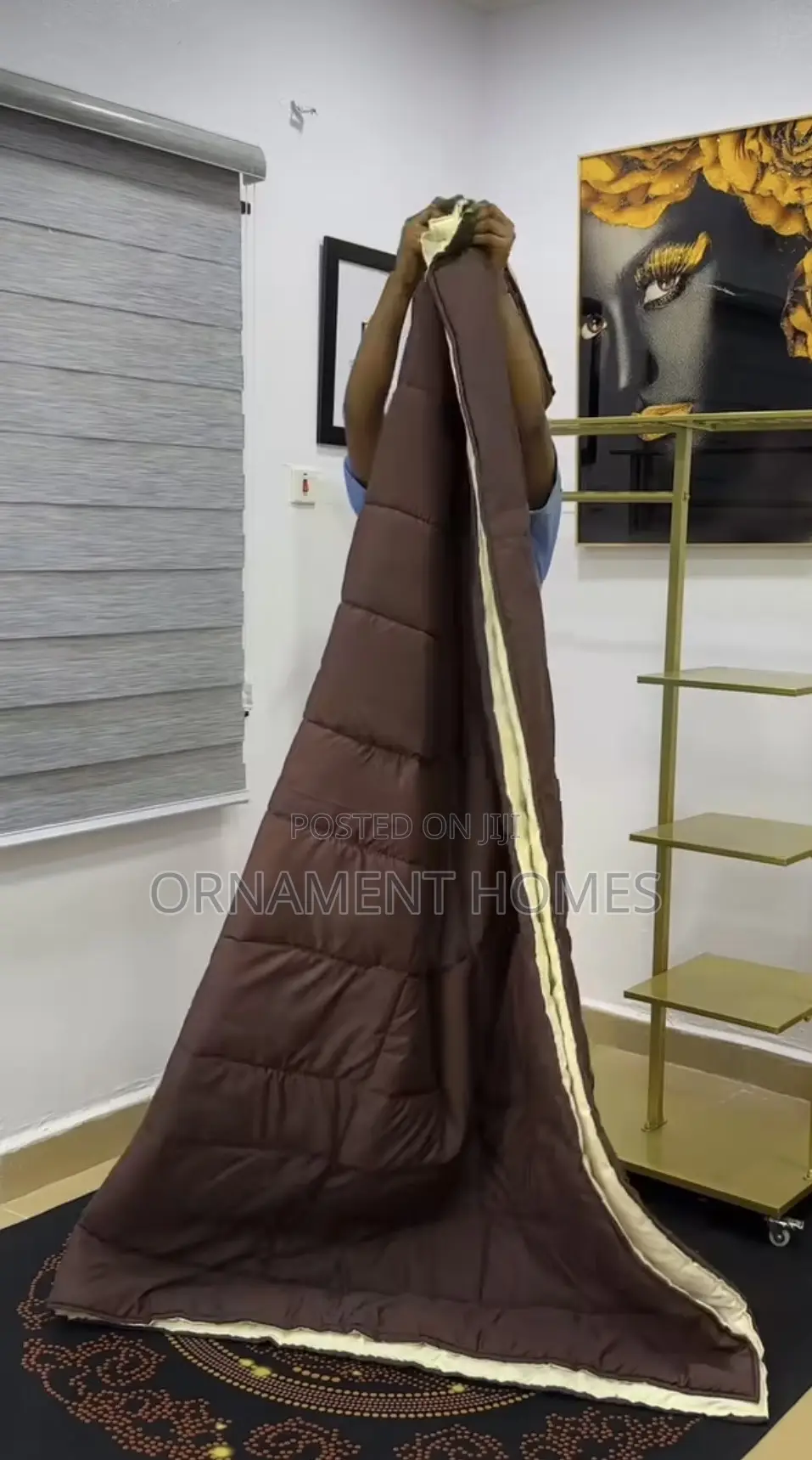 Bedsheet, Duvet and Pillowcases Brown and Cream Combinations