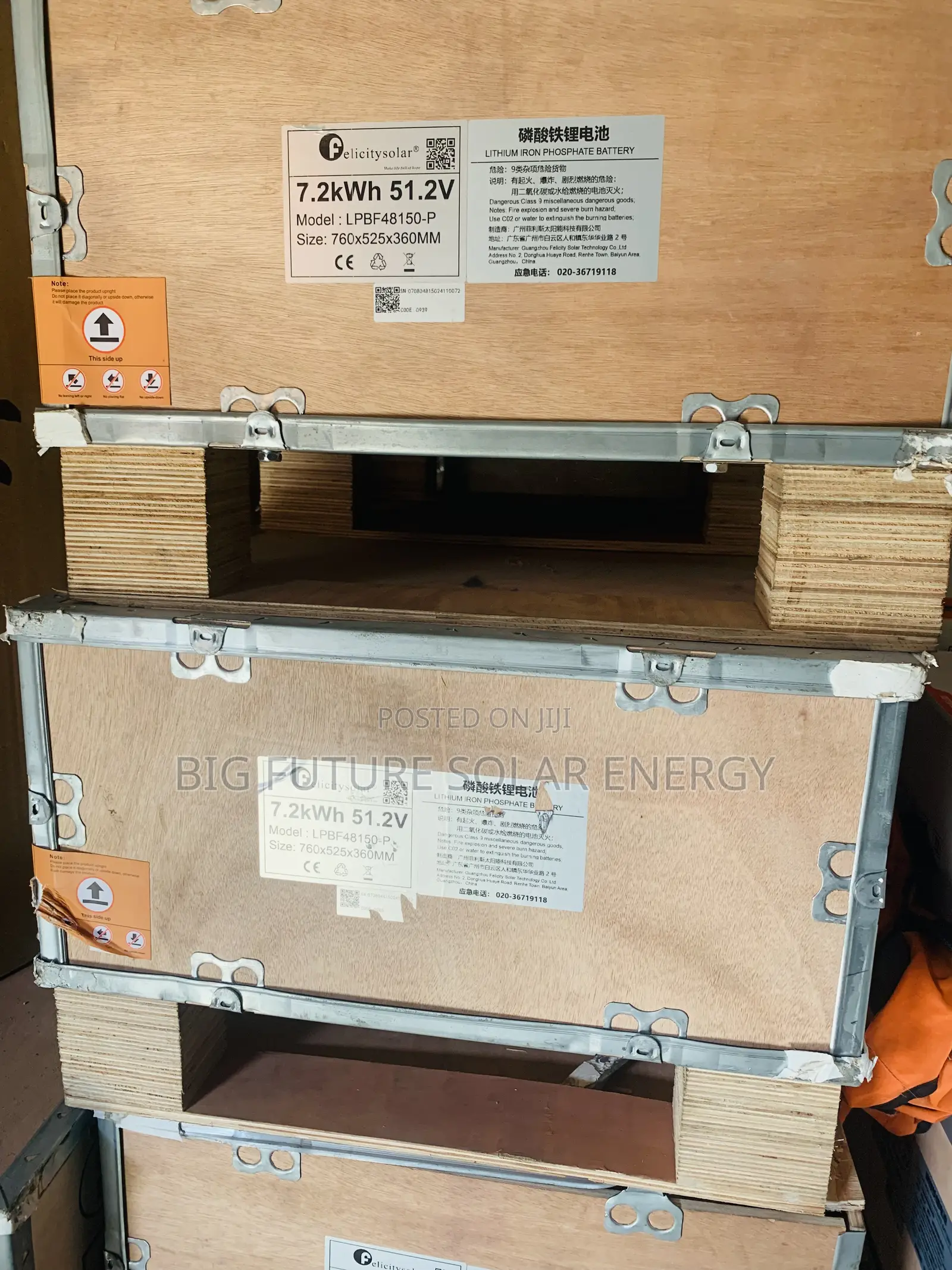 7.2kwh Felicity Lithium Battery 51.2V