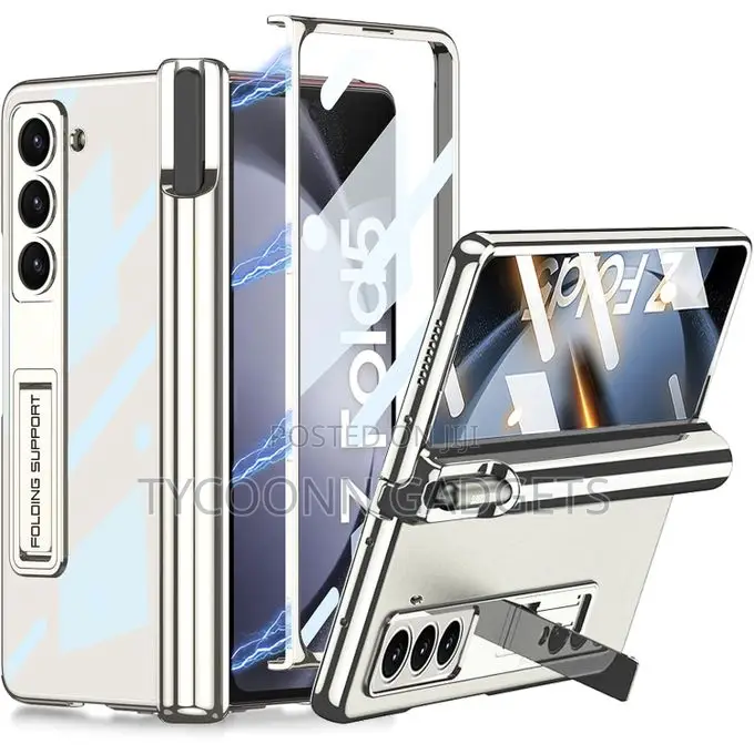 Samsung Z Fold 5 Clear Case With Hinge Protection and S Pen