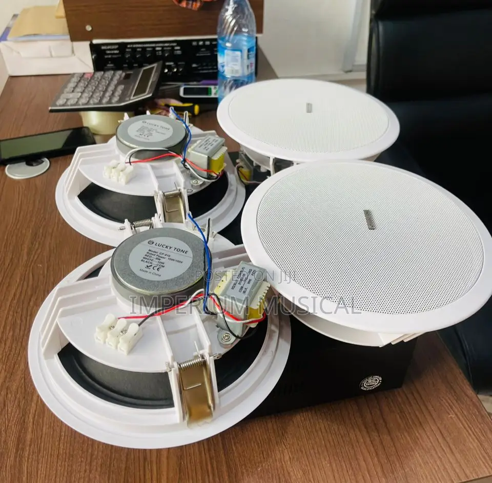 4 30watts Ceiling Speakers With Tabled Amplifier