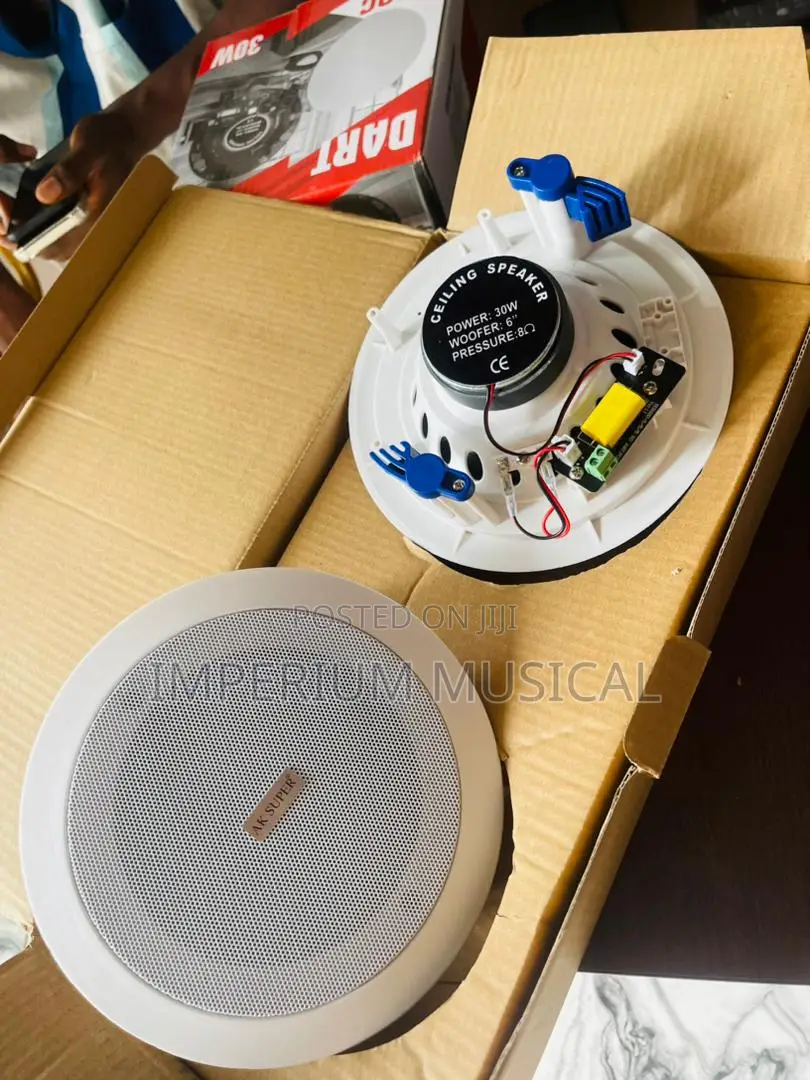 2in1 Bluetooth Ceiling Speakers With Bass