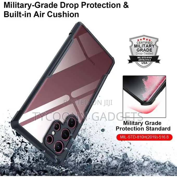 Military Grade Slim Shockproof Case for Galaxy S24 Ultra 5G