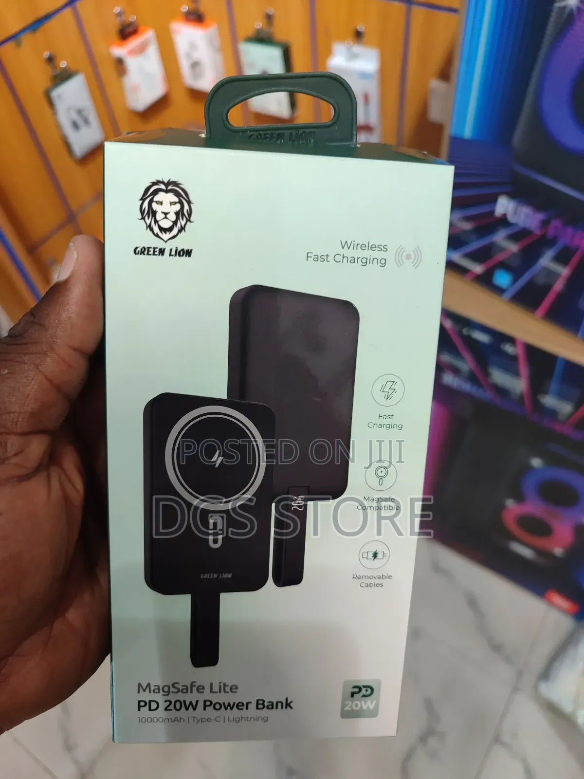 Green Lion Magsafe Lite PD 20w 10,000mah Power Bank
