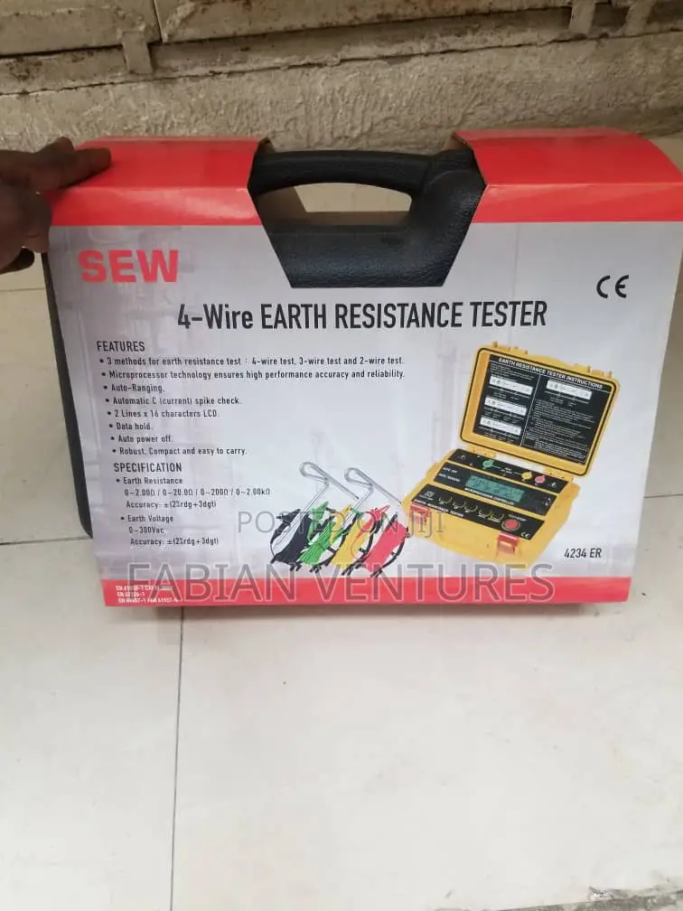 4- Wire Earth Resistance and Resistivity Tester