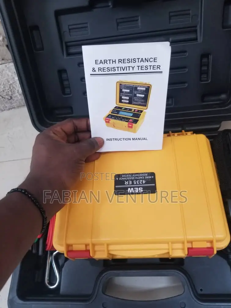 4- Wire Earth Resistance and Resistivity Tester