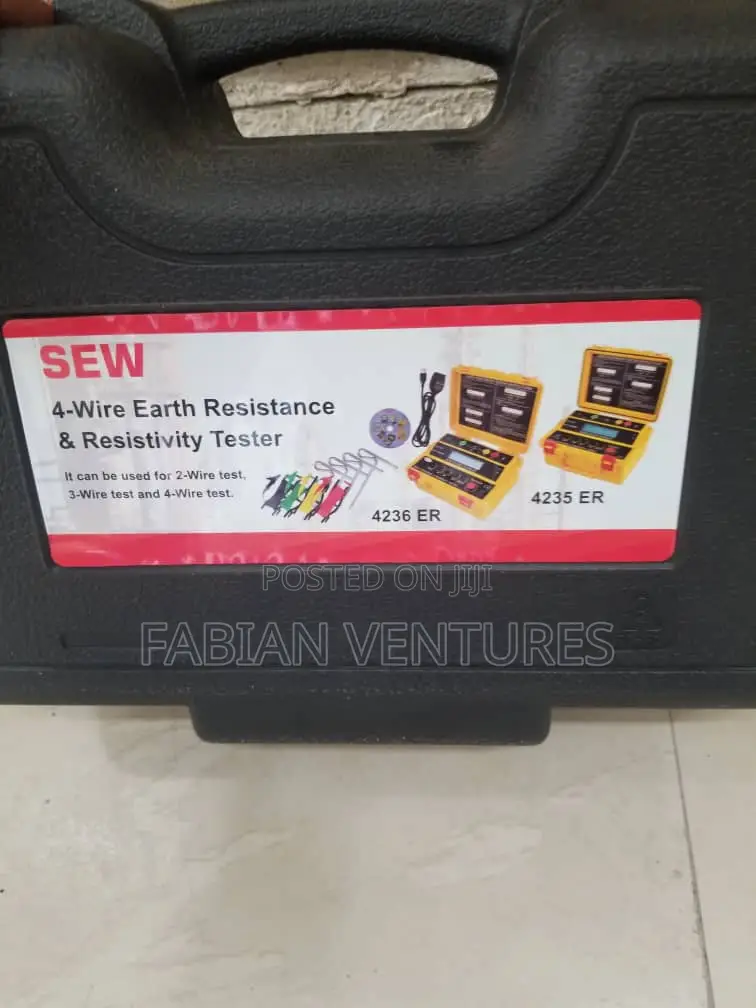 4- Wire Earth Resistance and Resistivity Tester