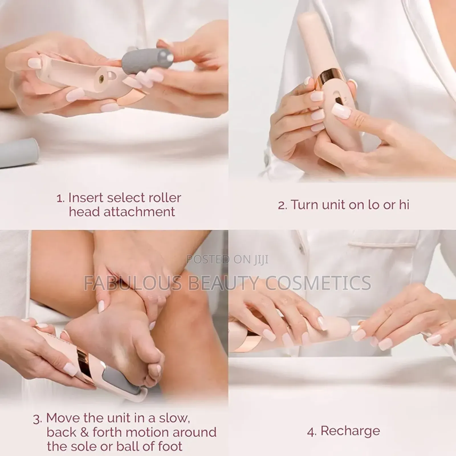 Callus Remover Rechargeable Pedicure Tool for Dead Skin.