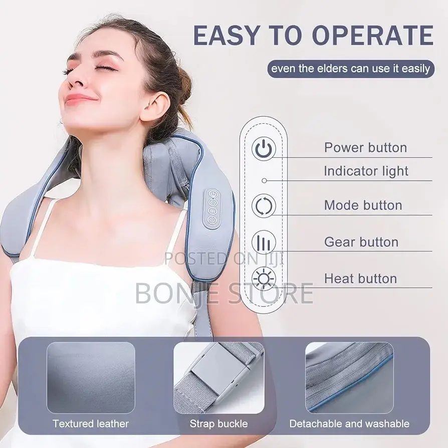 Neck Massager With Heat-Shoulder Back Massager Pain Relief