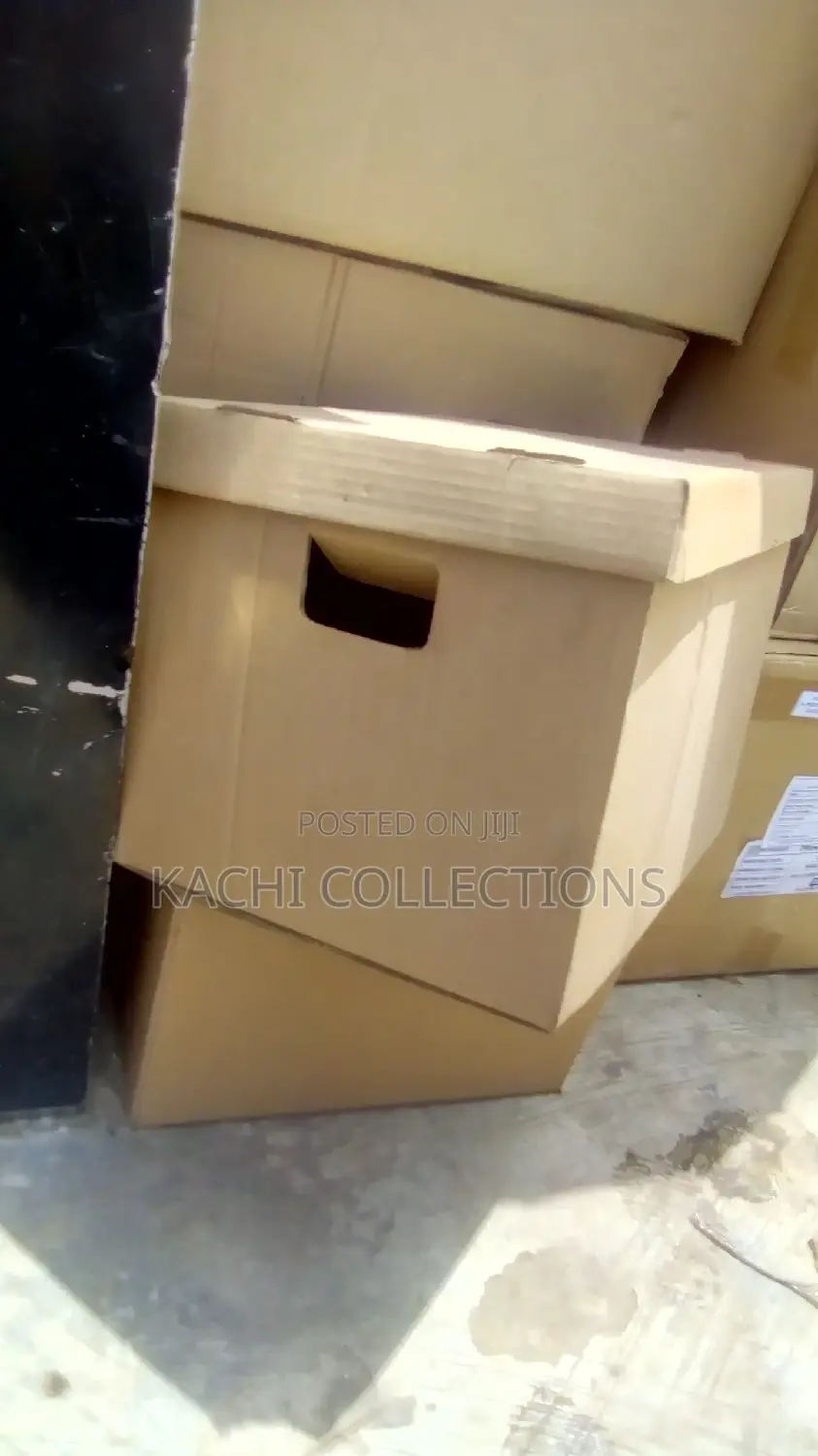 Giant Cartons Ready for Pick Up at Ikeja