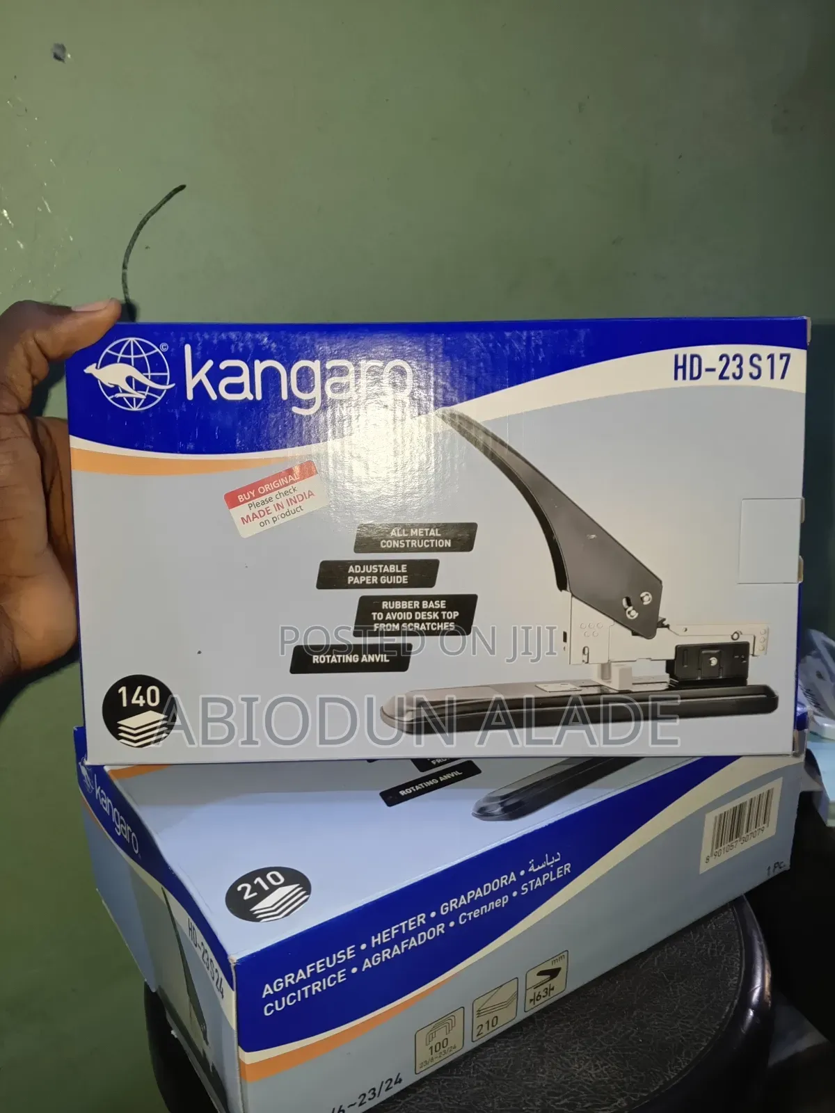 Hd-23s17 Kangaro Industrial Stapler