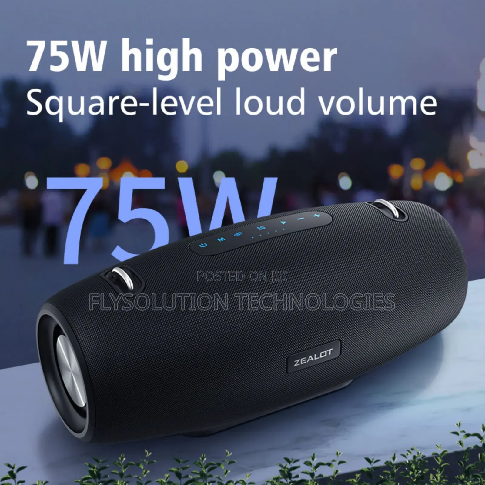 Zealot S67m-Plus Portable 75w Bluetooth Speaker + Microphone