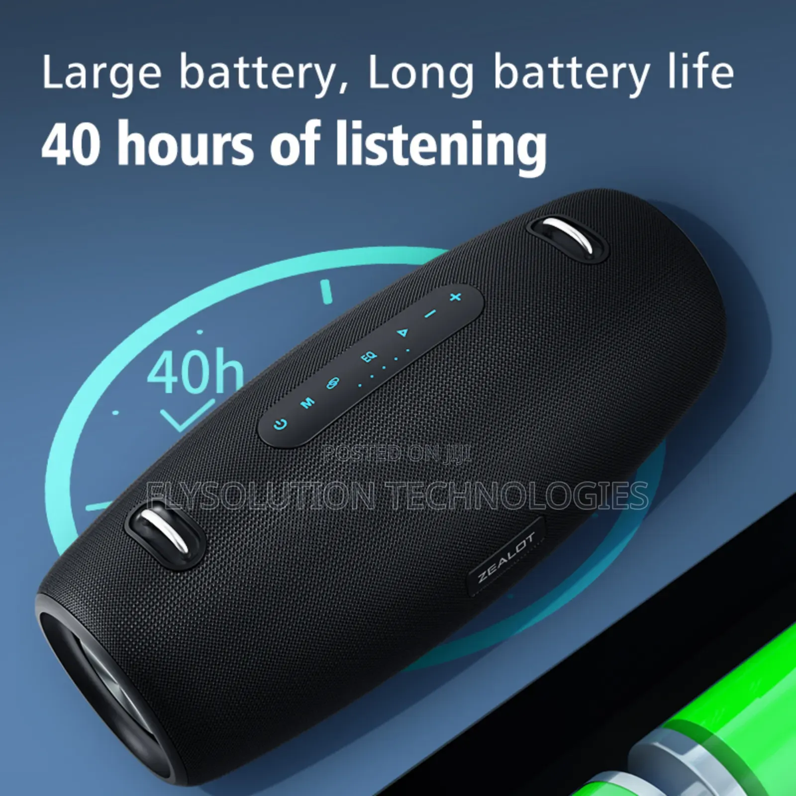 Zealot S67m-Plus Portable 75w Bluetooth Speaker + Microphone