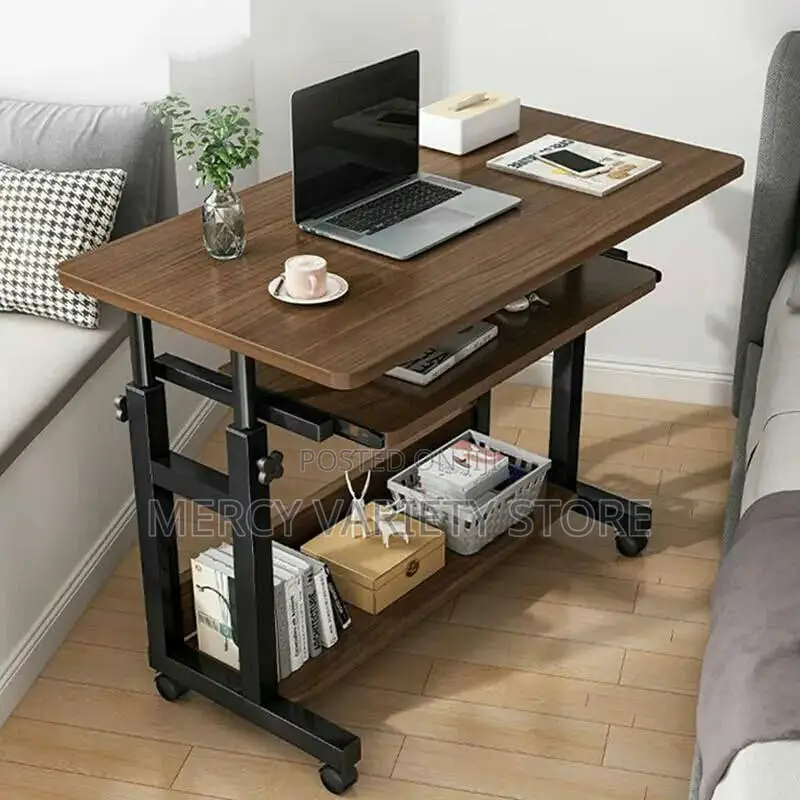 Multifunction Adjustable Laptop Table With Wheels
