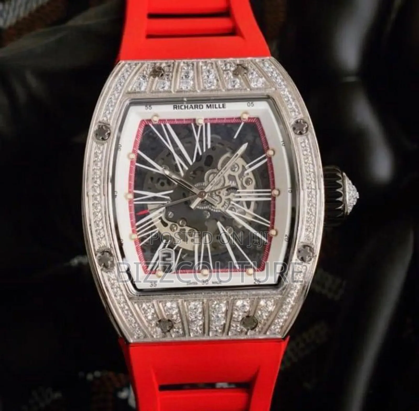 Original Richard Mille Rubber Strap Watch Available in Store