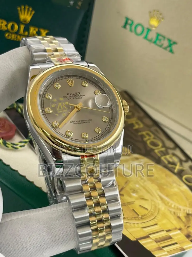 Original Rolex Oyster Perpetual Silver Chain Watch