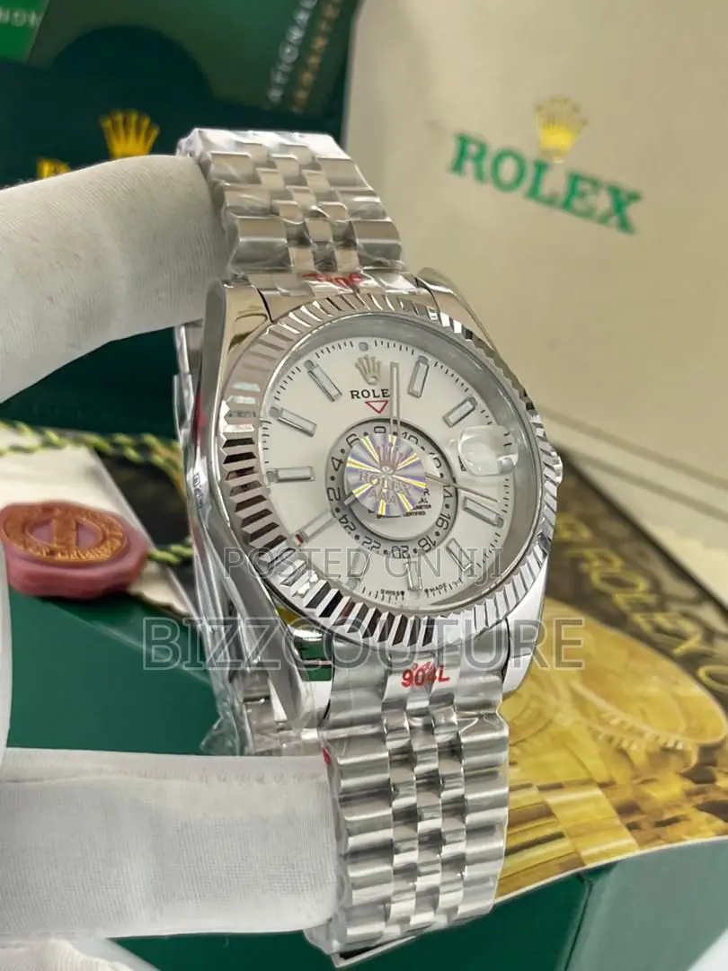 Original ROLEX SILVER CHAIN WATCH Is Available Store Now