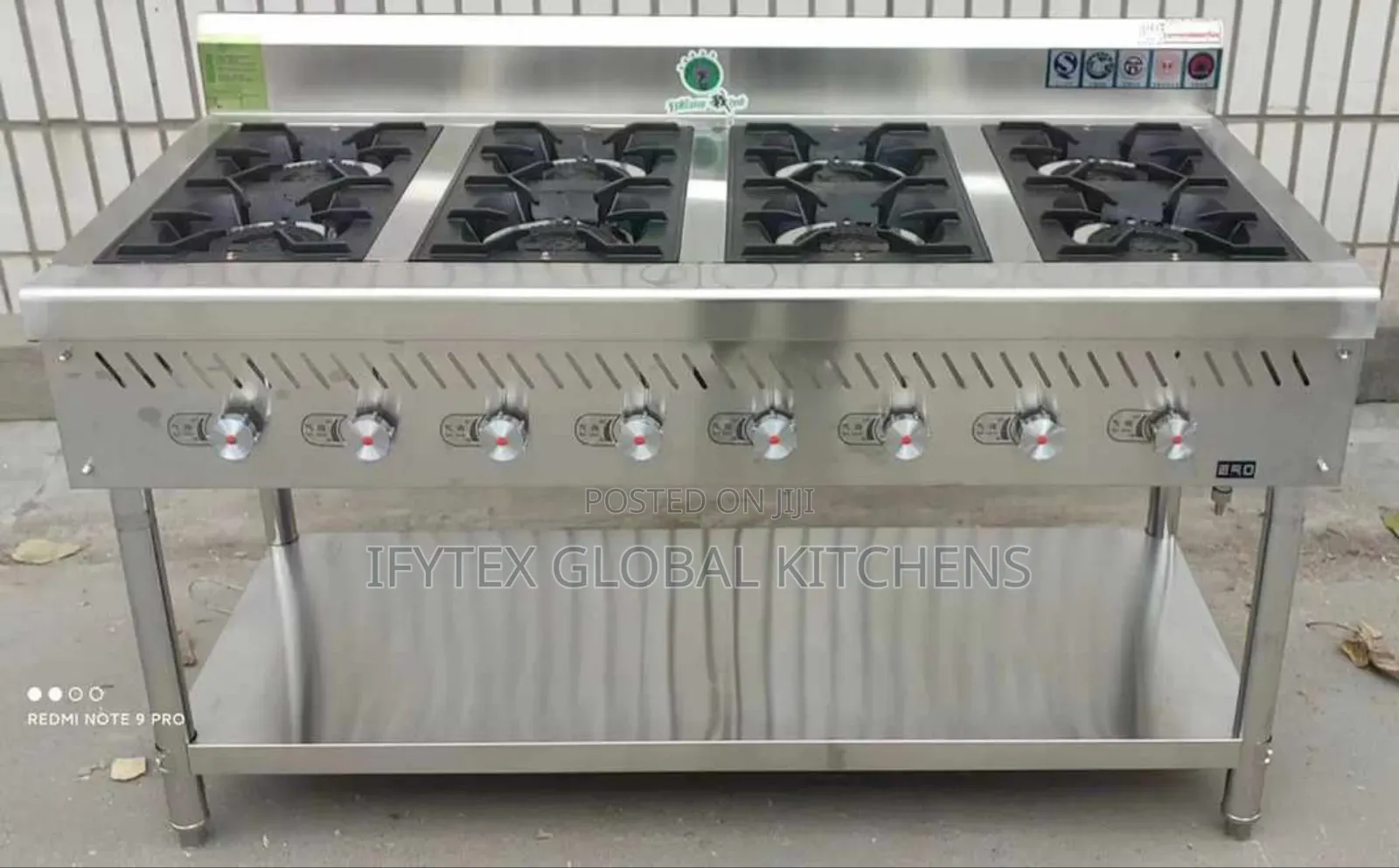 8 Burner Gas Cooker