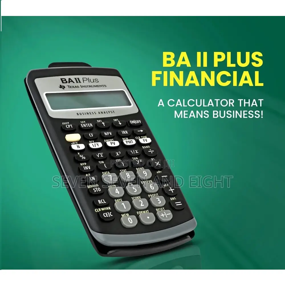 Lot of 4 Ti Ba Ii Plus Calculator - Delivery Nationwide