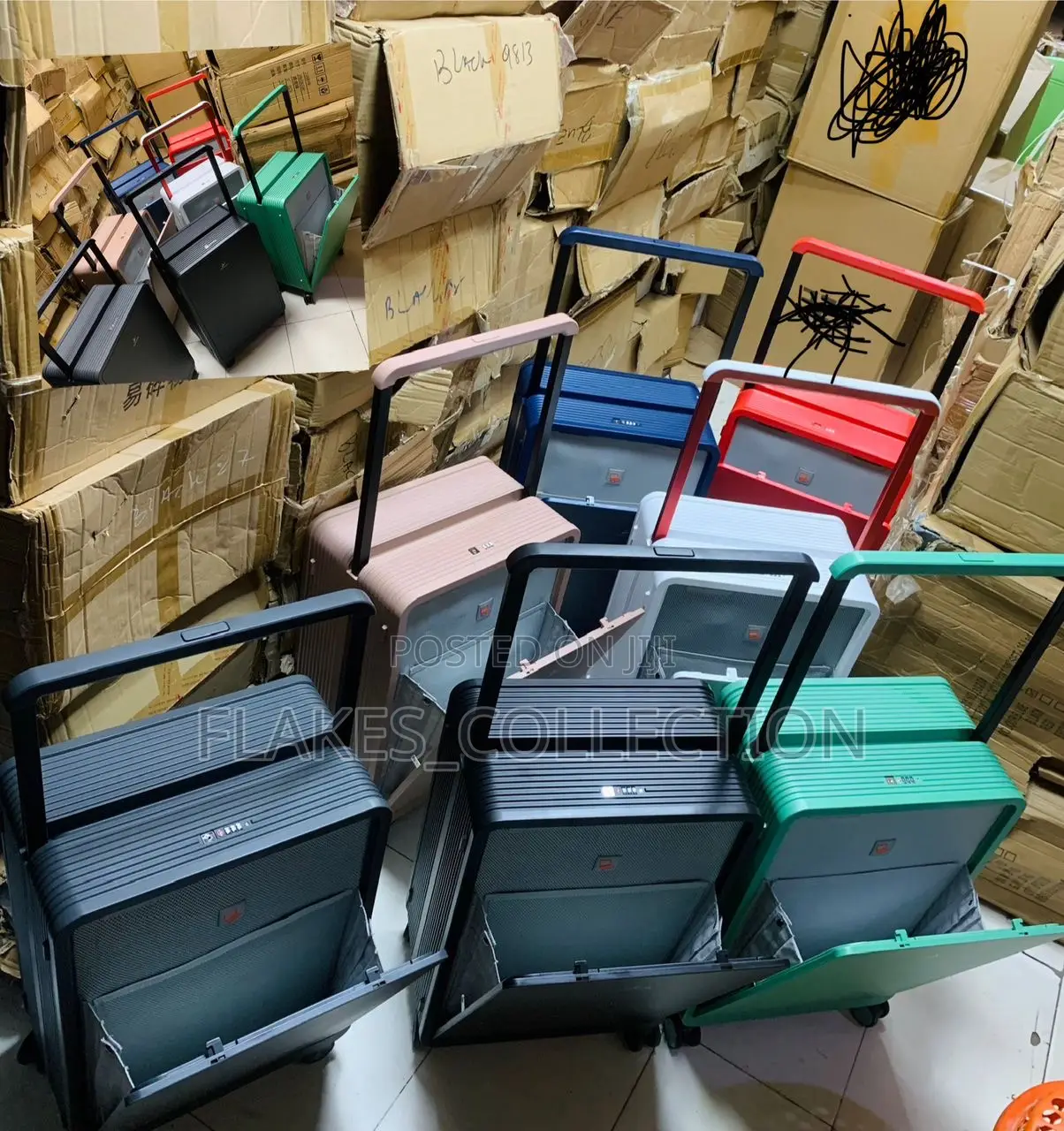 Leavesking Luxury Set of 2 Luggage Box With Laptop Space