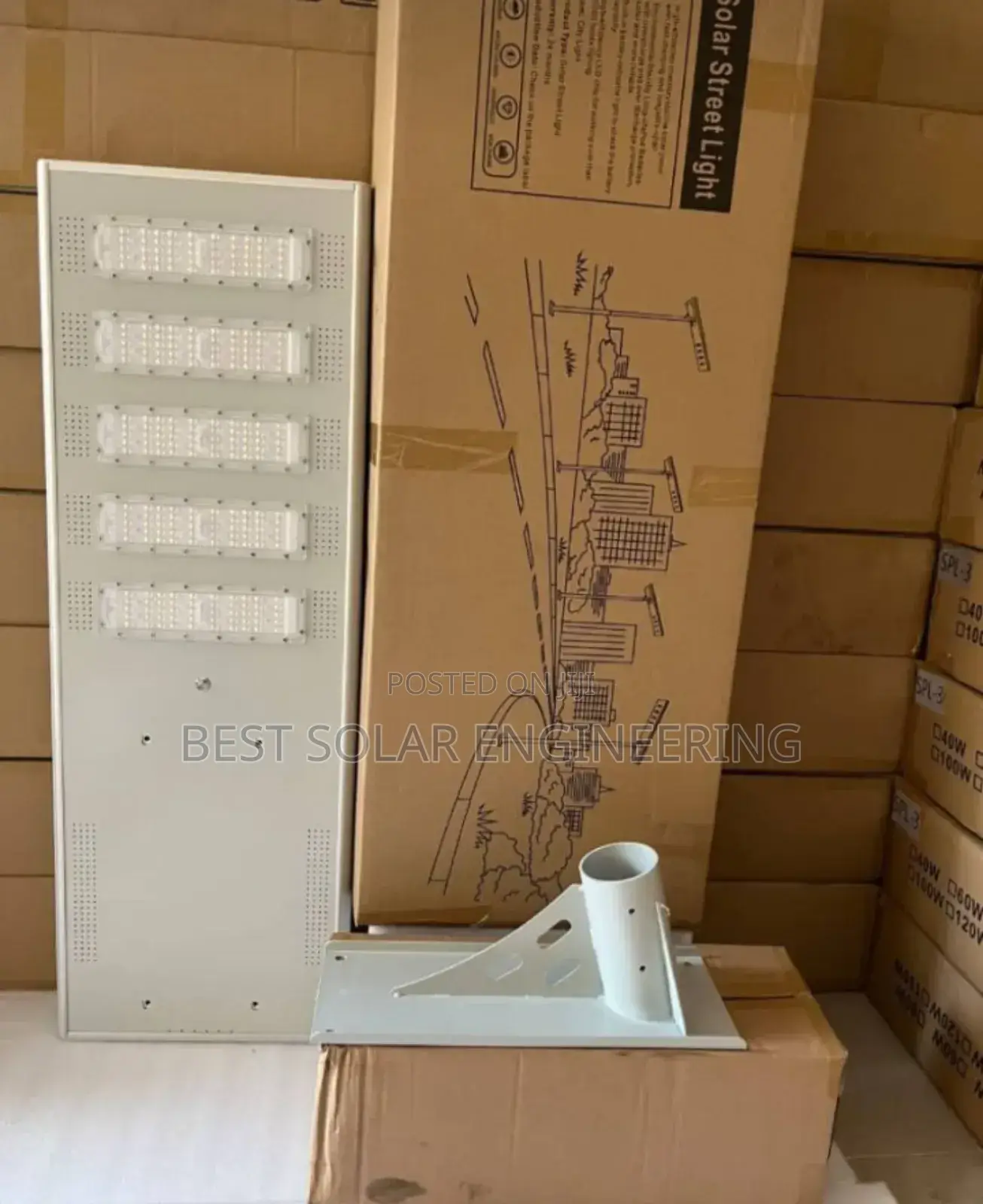 80w Solar Street Light 5eyes (Vita Solar)
