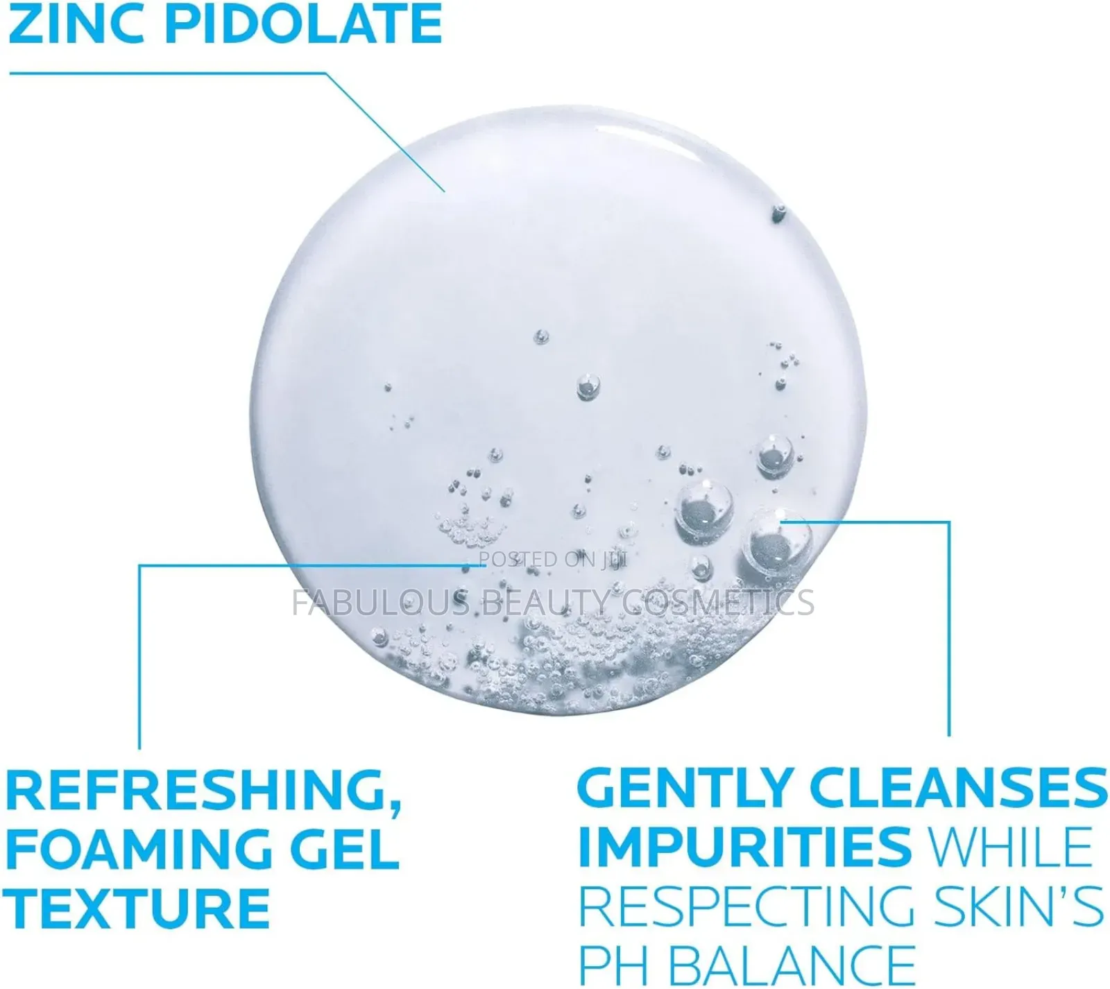 La Roche-Posay Effaclar Purifying Foaming Gel Cleanser.