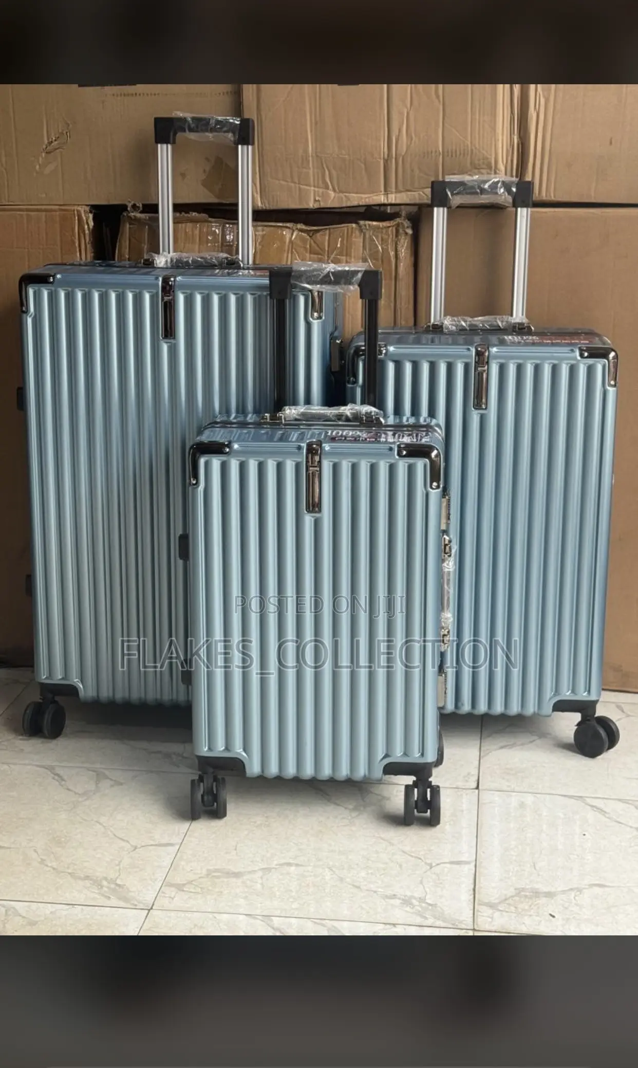 Set of 3 Aluminum Luggage Box