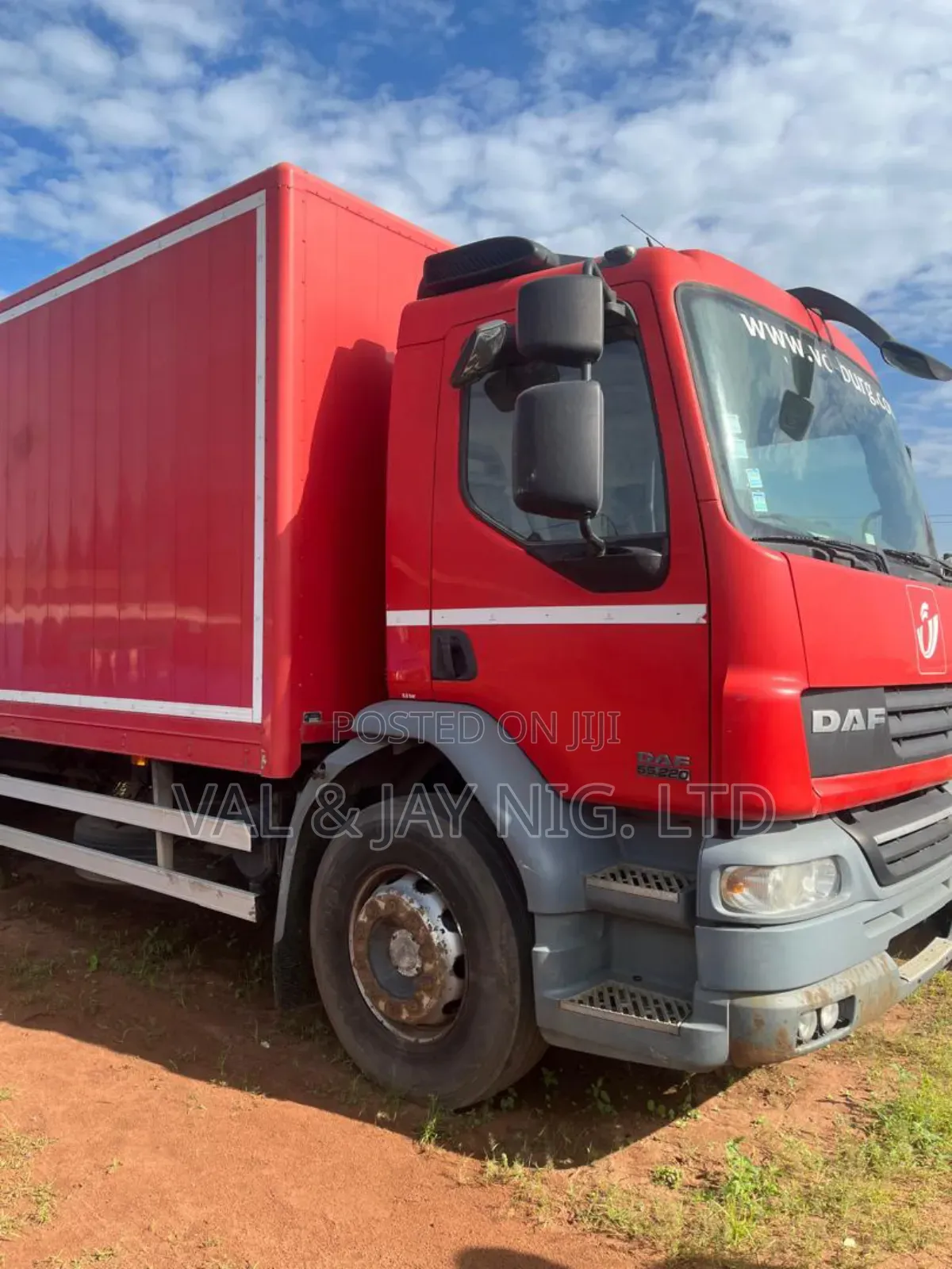 DAF Lf 55 Container Truck 2007 Red